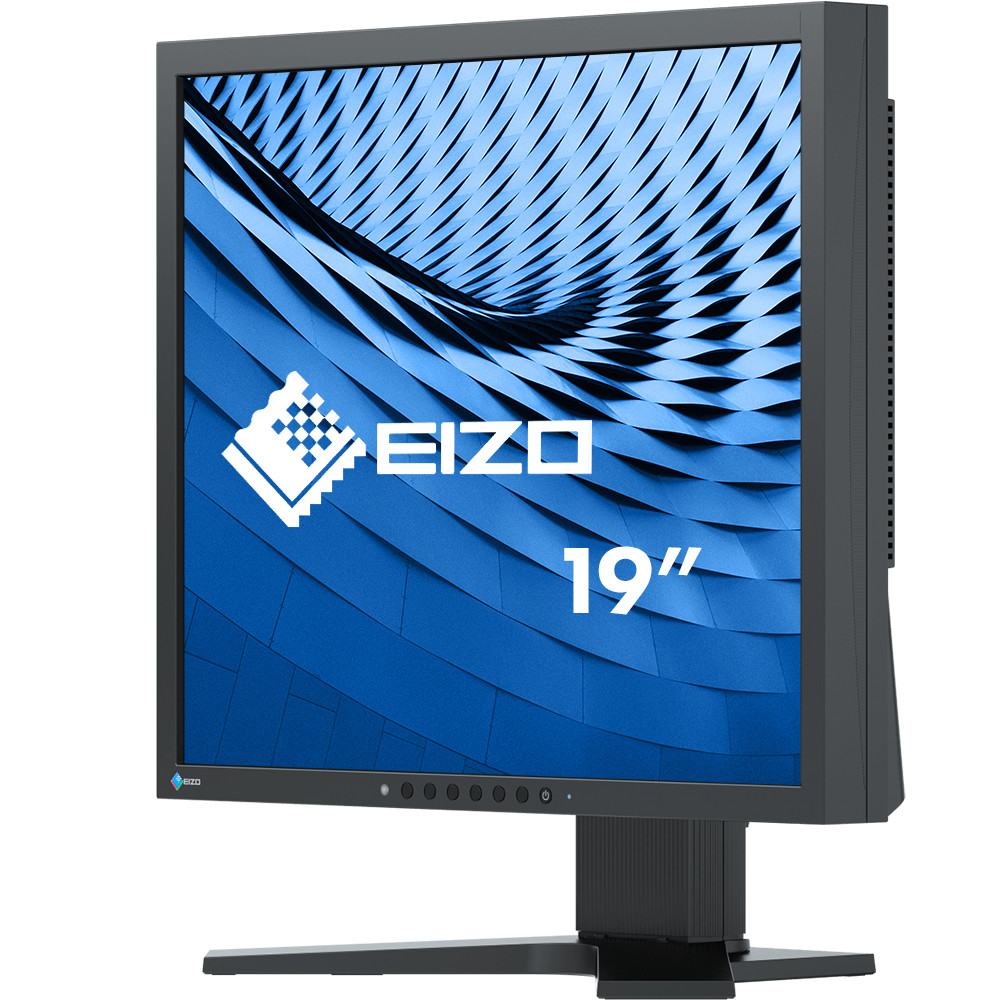 S1934H-BK , EIZO FlexScan S1934H-BK computer monitor 19" 1280 x 1024 pixels SXGA LCD Black