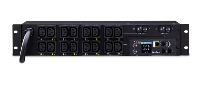PDU81007 , CyberPower PDU81007 power distribution unit (PDU) 16 AC outlet(s) 2U Black