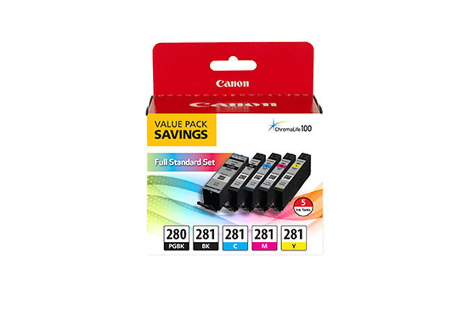 2075C006 , Canon PGI-280/CLI-281 ink cartridge 5 pc(s) Original Black, Cyan, Magenta, Matte black, Yellow