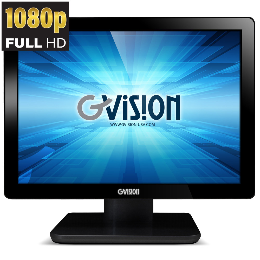 D15ZD-AV-45P0 , GVision D15ZD-AV-45P0 computer monitor 15.6" 1920 x 1080 pixels Full HD LED Touchscreen Black