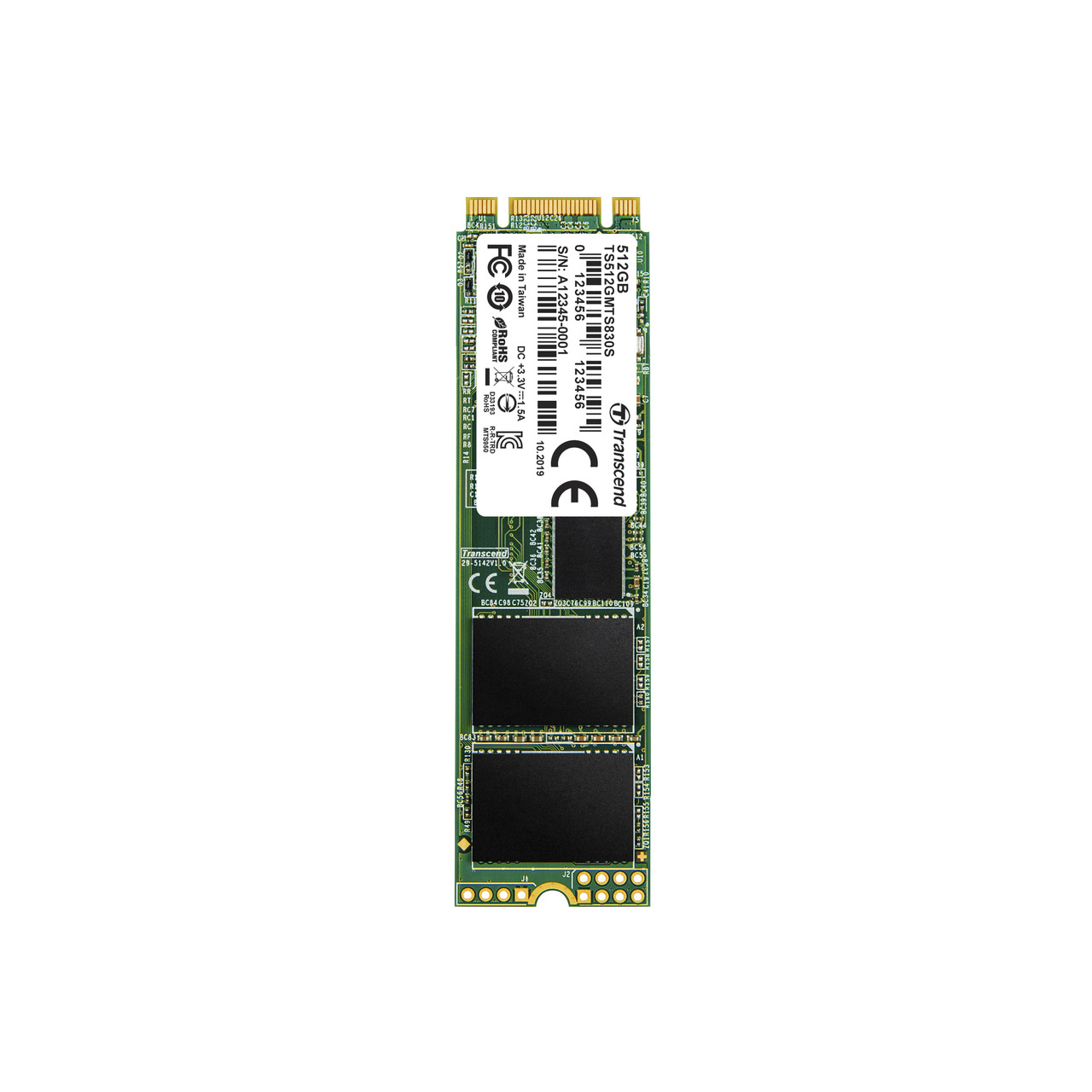 TS512GMTS830S , Transcend 830S 512 GB M.2 Serial ATA III 3D NAND