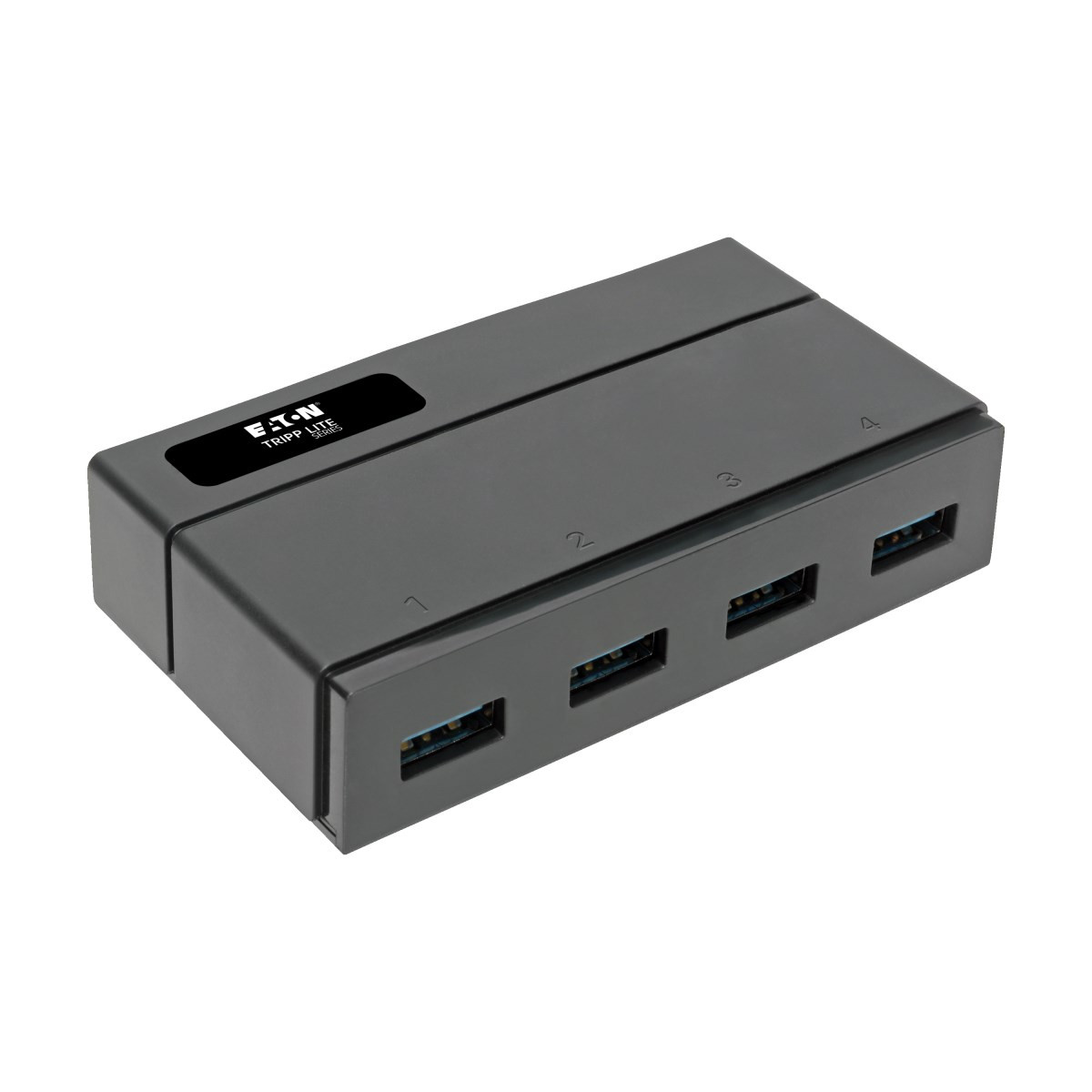 U360-004-2F , Tripp Lite U360-004-2F interface hub USB 3.2 Gen 1 (3.1 Gen 1) Type-B 5000 Mbit/s Black