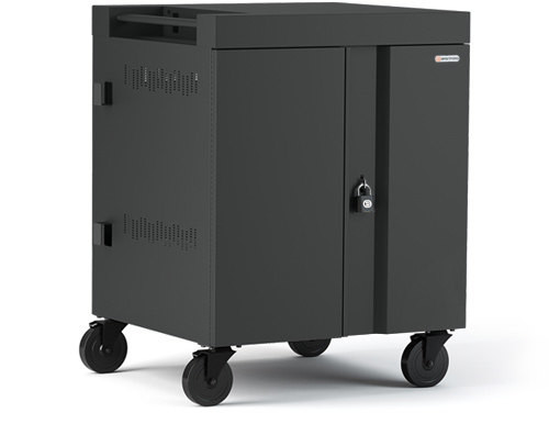 TVC36USBC-CK , Bretford Cube Portable device management cart Charcoal