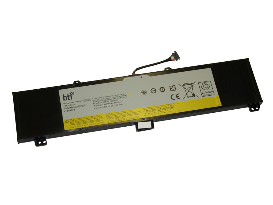 L13M4P02-BTI , BTI L13M4P02- industrial rechargeable battery Lithium-Ion (Li-Ion) 7400 mAh 7.4 V