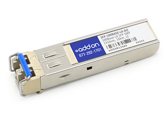 SFP-100BASE-LX-AO , AddOn Networks SFP-100BASE-LX-AO network transceiver module Fiber optic 100 Mbit/s 1310 nm
