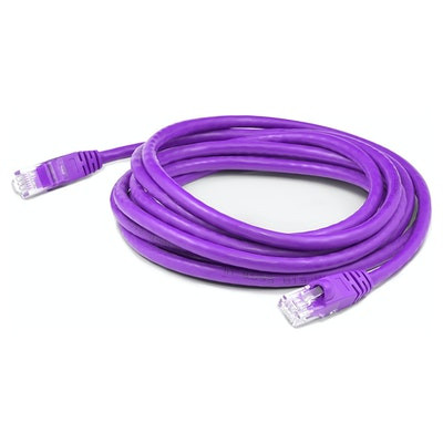 ADD-25FCAT6A-PE , AddOn Networks ADD-25FCAT6A-PE networking cable Purple 300" (7.62 m) Cat6a U/UTP (UTP)