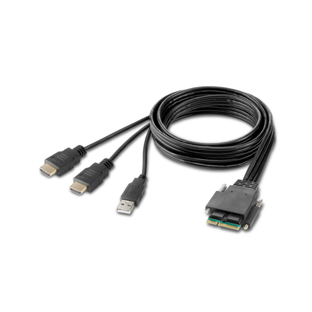 F1DN2MOD-HC-H06 , Belkin F1DN2MOD-HC-H06 KVM cable Black 70.9" (1.8 m)