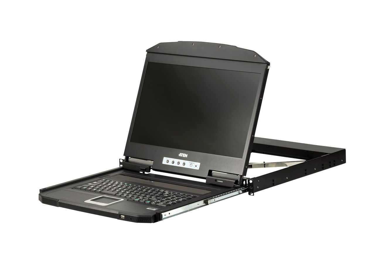 CL3100NX , ATEN CL3100NX rack console 18.5" 1366 x 768 pixels Metal, Plastic Black 1U