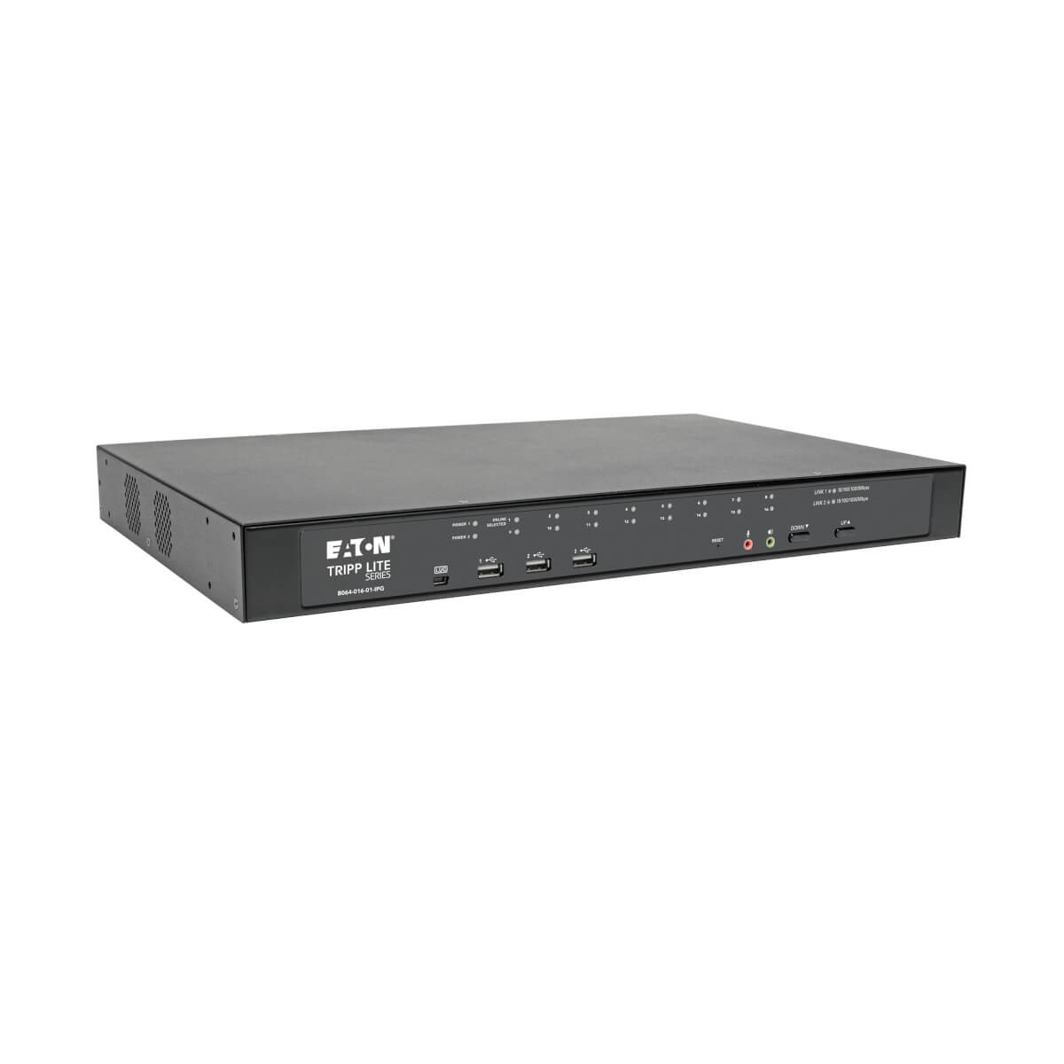 Tripp Lite B064-016-01-IPG KVM switch Rack mounting Black , B064-016-01-IPG