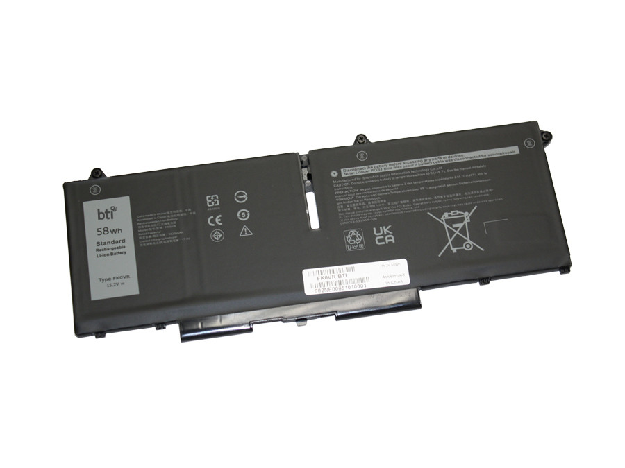 BTI 07KRV- industrial rechargeable battery Lithium-Ion (Li-Ion) 3820 mAh 15.2 V - 07KRV-BTI , 07KRV-BTI