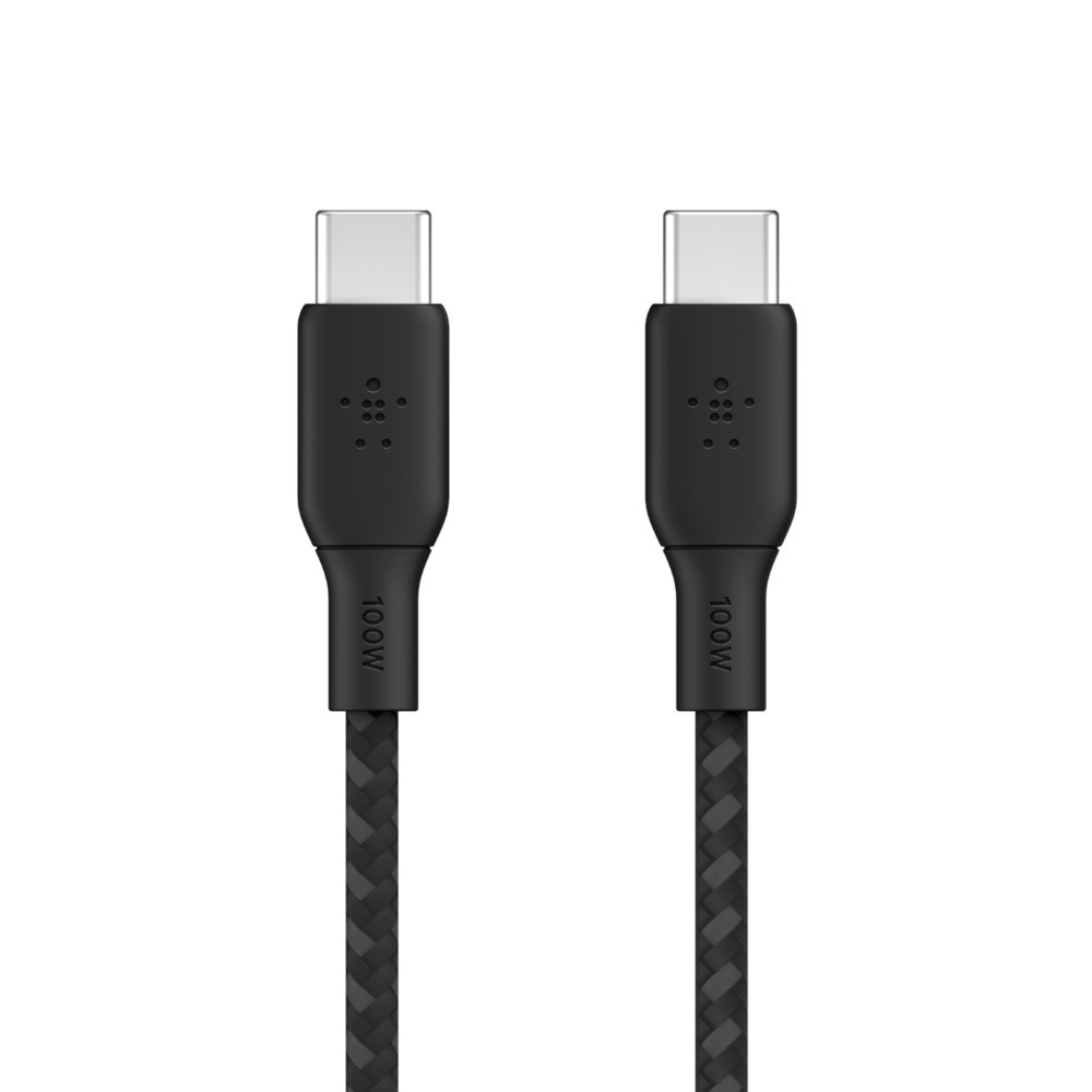 Belkin CAB014bt3MBK USB cable USB 2.0 118.1" (3 m) USB C Black , CAB014BT3MBK
