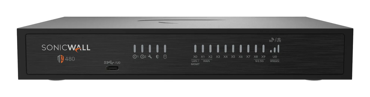 SonicWall TZ480 hardware firewall Desktop 4 Gbit/s - 03-SSC-6980 , 03-SSC-6980