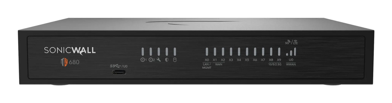 SonicWall TZ680 hardware firewall Desktop 5 Gbit/s - 03-SSC-6998 , 03-SSC-6998