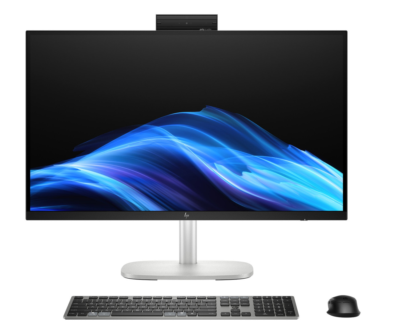 HP EliteStudio 8 G1i AI PC Wolf Pro Security Edition Intel Core Ultra 7 265 27" 2560 x 1440 pixels Touchscreen All-in-One PC 16 GB DDR5-SDRAM 512 GB SSD - C7GL6UT#ABA , C7GL6UT#ABA