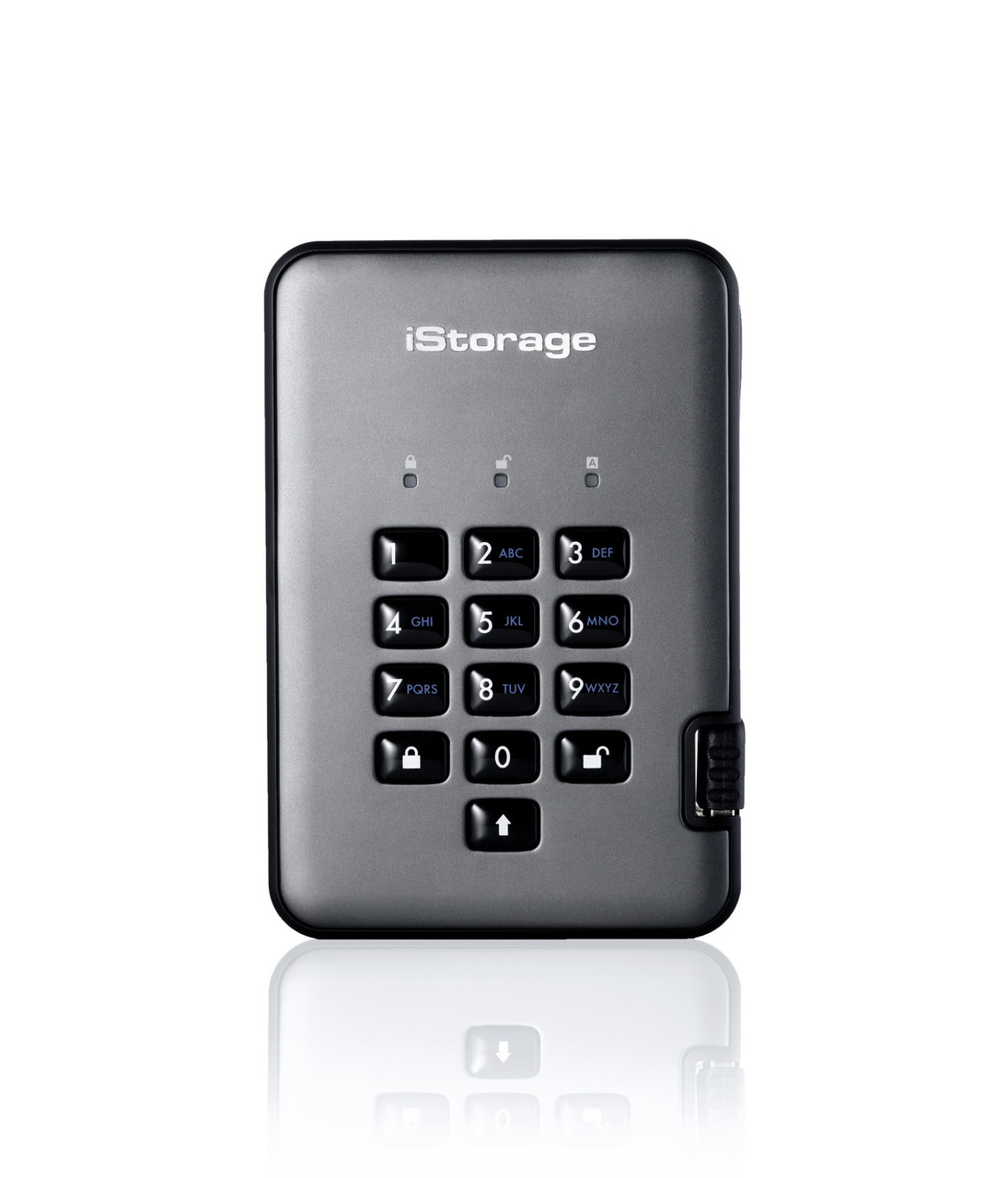 iStorage diskAshur PRO2 external hard drive 5 TB USB Type-A 3.2 Gen 1 (3.1 Gen 1) Black - IS-DAP2-256-5000-C-X , IS-DAP2-256-5000-C-X