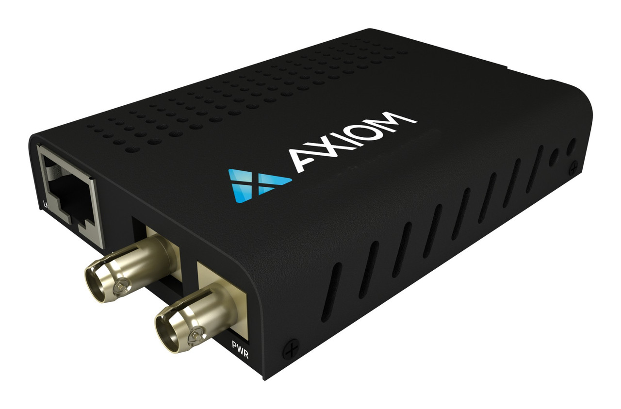 Axiom MCP31-F1-M3T2-AX network media converter 100 Mbit/s 1310 nm Multi-mode Black , MCP31-F1-M3T2-AX
