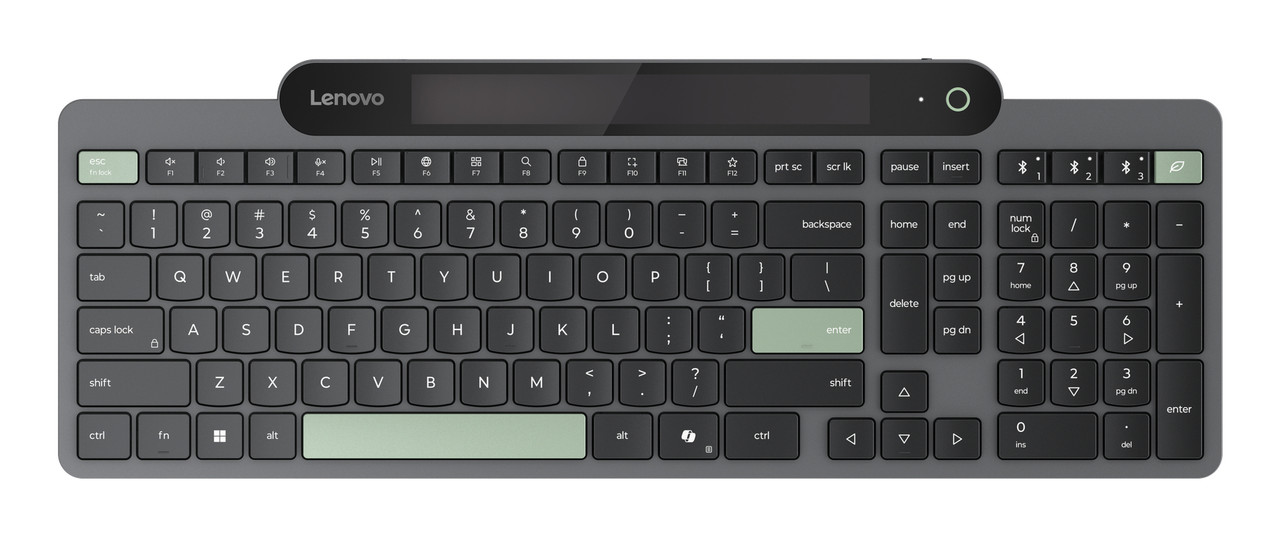 Lenovo 4Y41R69489 keyboard Home/Office Bluetooth US English Black, Green , 4Y41R69489