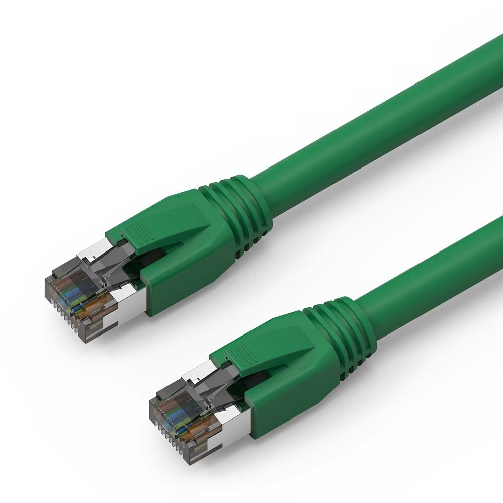 Axiom C8SBSFTP-N4-AX networking cable Green 47.2" (1.2 m) Cat8 SF/UTP (S-FTP) , C8SBSFTP-N4-AX