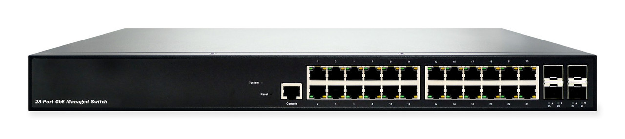Black Box LGB5028A-R3 network switch Managed Gigabit Ethernet (10/100/1000) Desktop , LGB5028A-R3