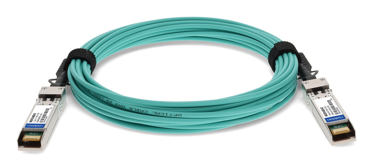 AddOn Networks MFA2P10-A002-AO InfiniBand/fibre optic cable 78.7" (2 m) SFP28 AOC Aqua color , MFA2P10-A002-AO