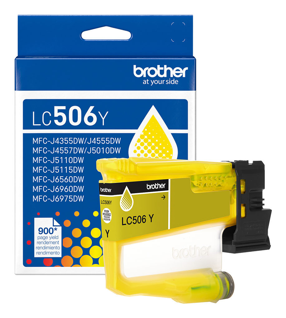 Brother LC506YS ink cartridge 1 pc(s) Original Standard Yield Yellow , LC506YS