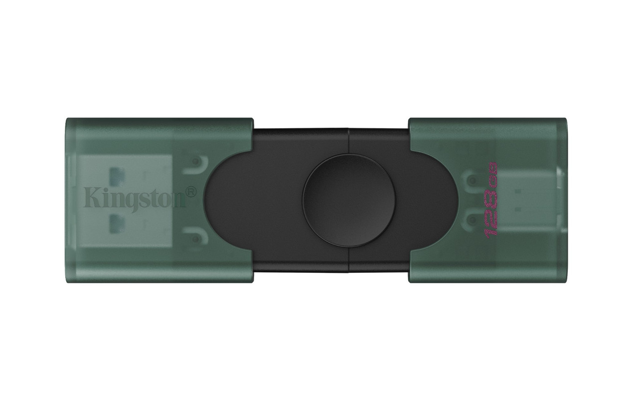 Kingston Technology DataTraveler 128GB USB-A + USB-C 3.2 Gen 1 DuoG2 - DTDEG2/128GB , DTDEG2/128GB