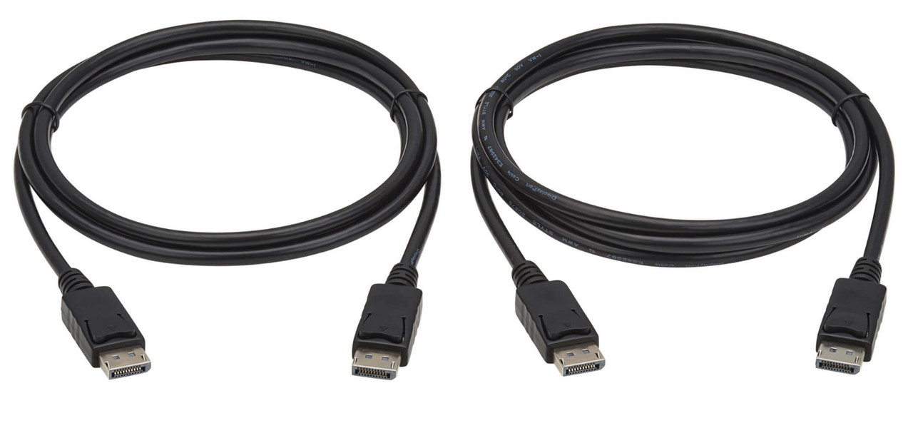 Eaton P580-010-2PK DisplayPort cable 122" (3.1 m) Black , P580-010-2PK