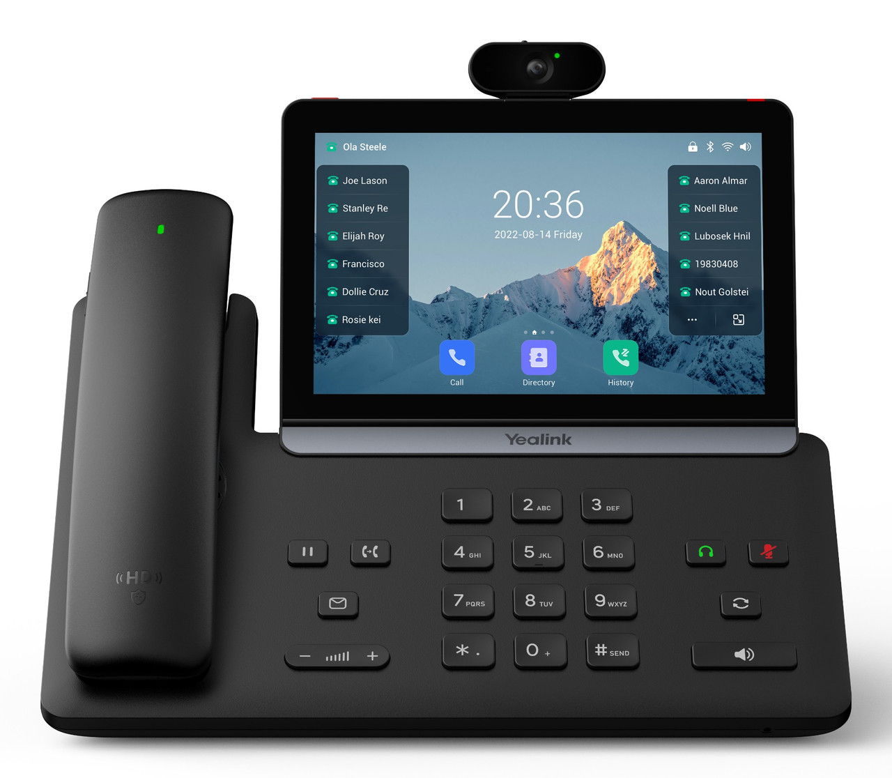 Yealink T88V Pro IP phone Black LCD Wi-Fi - 1301230 , 1301230