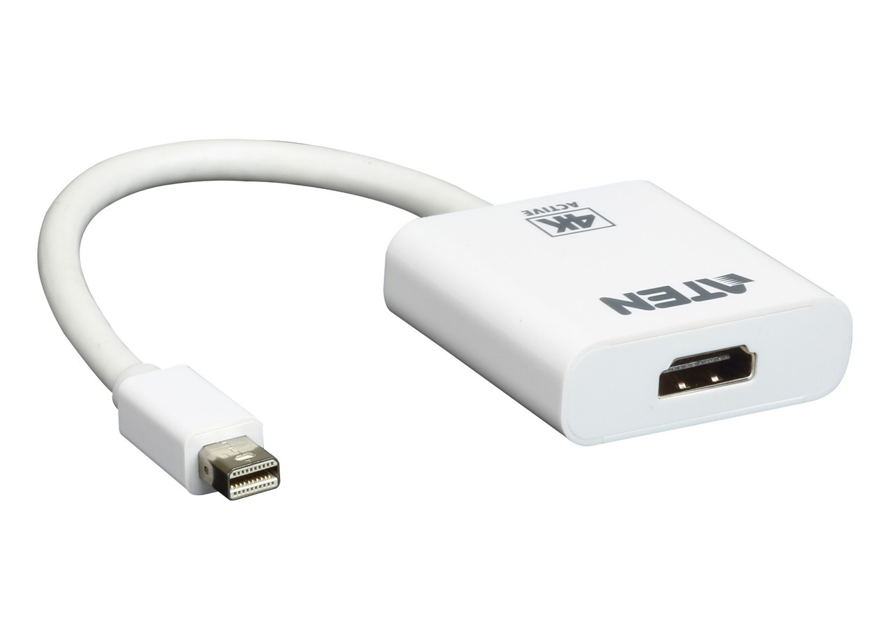 ATEN VC981 video cable adapter Mini DisplayPort HDMI White , VC981