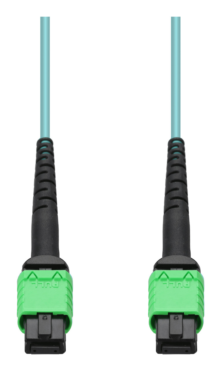 AddOn Networks ADD-AMPOAMPO-5M5OM4 InfiniBand/fibre optic cable 196.9" (5 m) MPO OFNR Aqua color , ADD-AMPOAMPO-5M5OM4