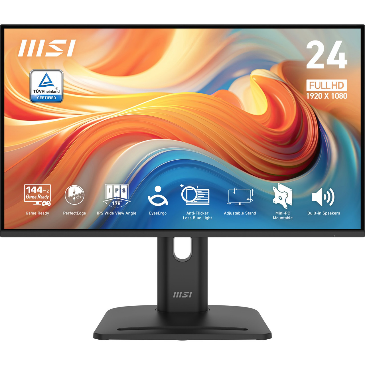 MSI Pro MP245PG E14 computer monitor 23.8" 1920 x 1080 pixels Full HD LCD Black - PROMP245PGE14 , PROMP245PGE14