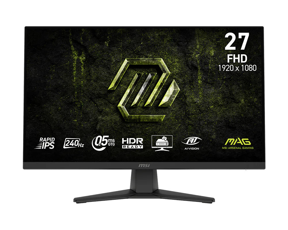 MSI MAG 272F X24 computer monitor 27" 1920 x 1080 pixels Full HD LCD Black - MAG272FX24 , MAG272FX24