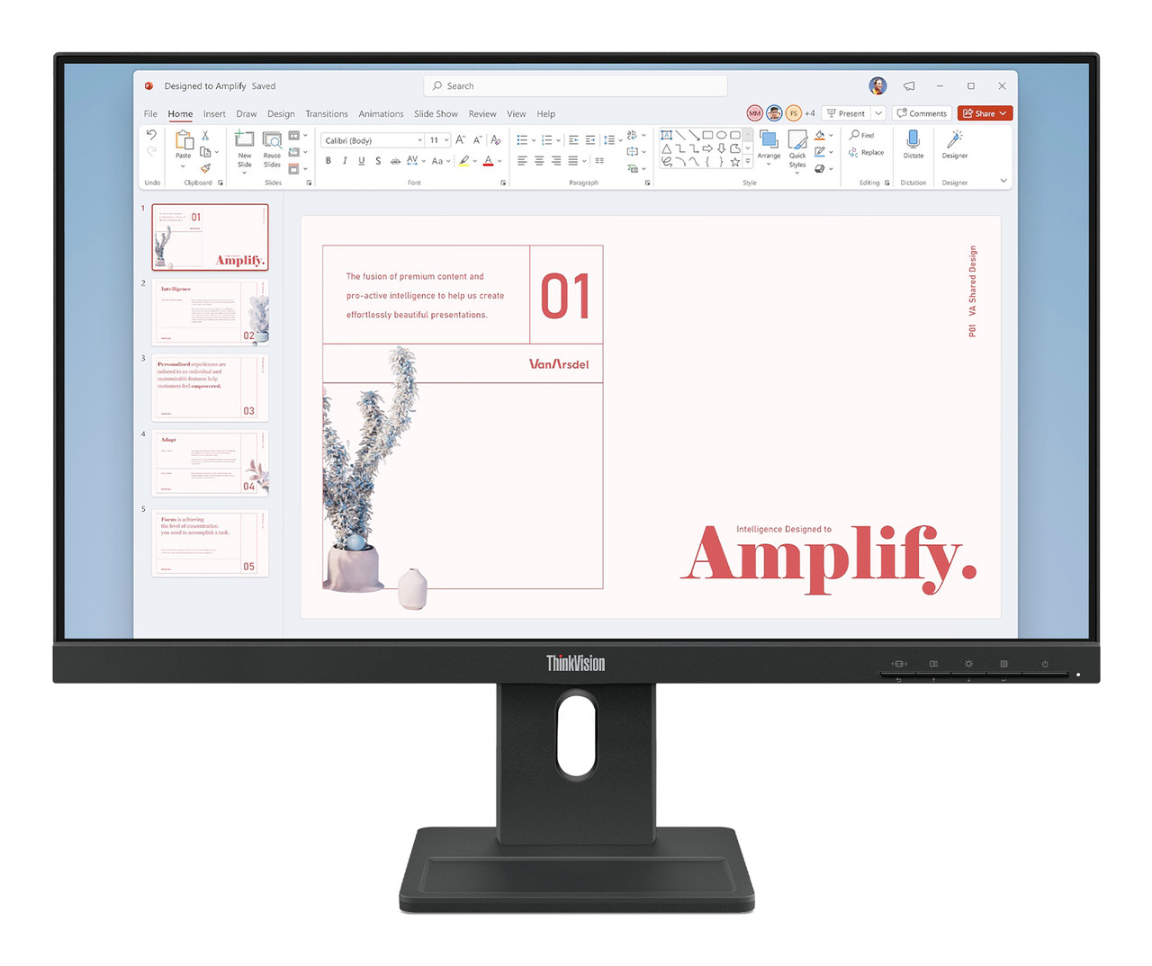 Lenovo ThinkVision E24-40 computer monitor 23.8" 1920 x 1080 pixels Full HD LED Black - 64BAMAT1UZ , 64BAMAT1UZ