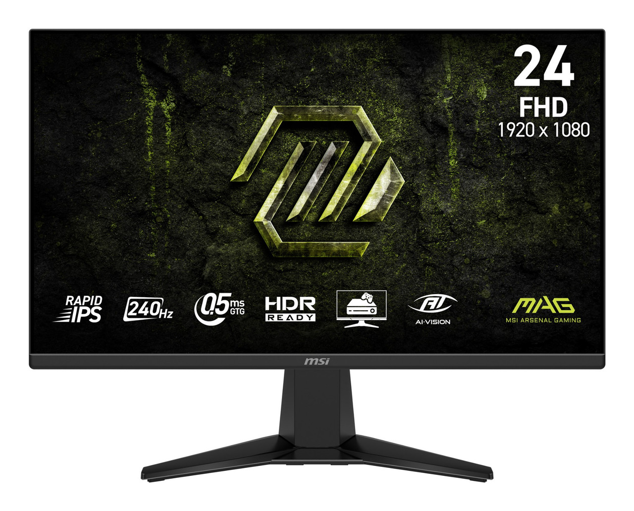 MSI MAG 245F X24 computer monitor 23.8" 1920 x 1080 pixels Full HD LCD Black - MAG245FX24 , MAG245FX24