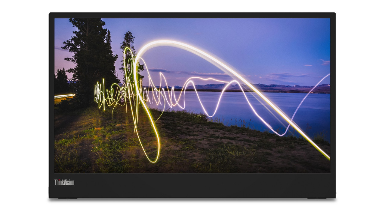 Lenovo ThinkVision M15 computer monitor 15.6" 1920 x 1080 pixels Full HD LED Black - 62CAUAR1UZ , 62CAUAR1UZ