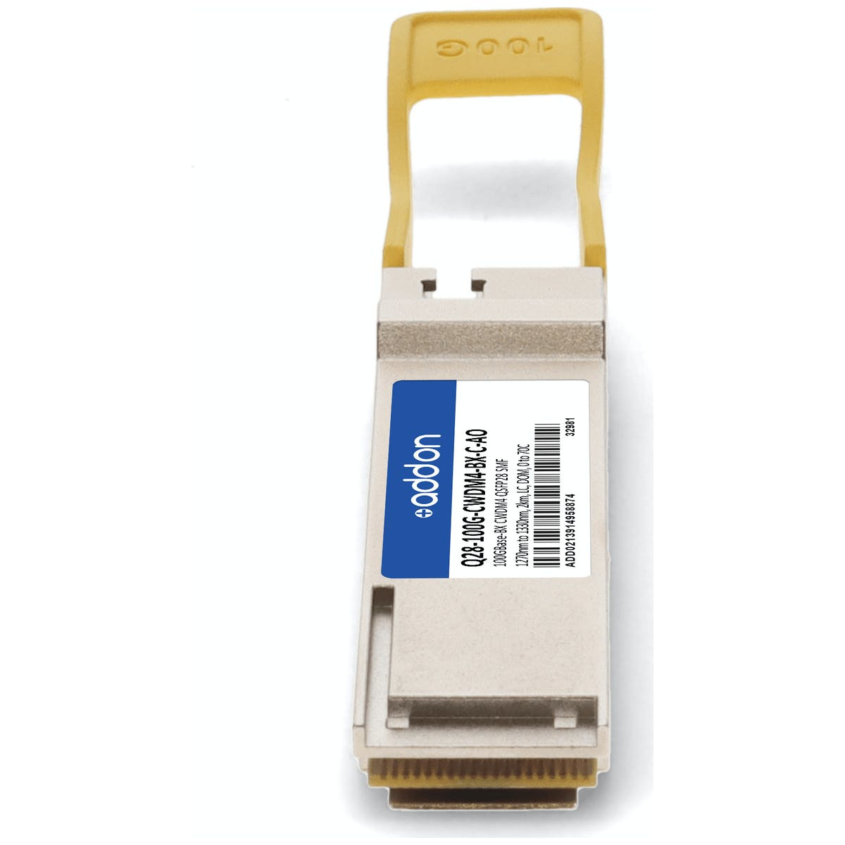 AddOn Networks Q28-100G-CWDM4-BX-C-AO network transceiver module Fiber optic 100000 Mbit/s QSFP28 1330 nm - Q28-100G-CWDM4-BXCAO , Q28-100G-CWDM4-BXCAO