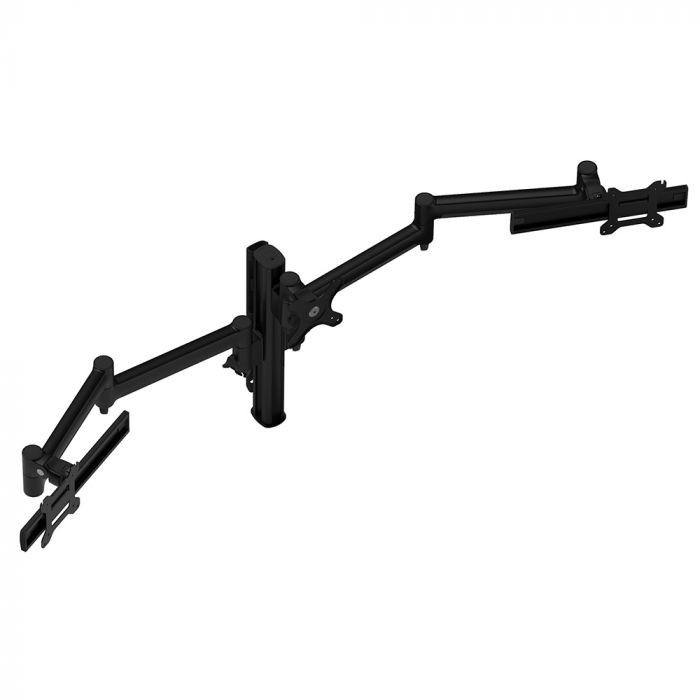 Atdec AWMS-3-137S4-H-B monitor mount / stand 27" Black Desk , AWMS-3-137S4-H-B