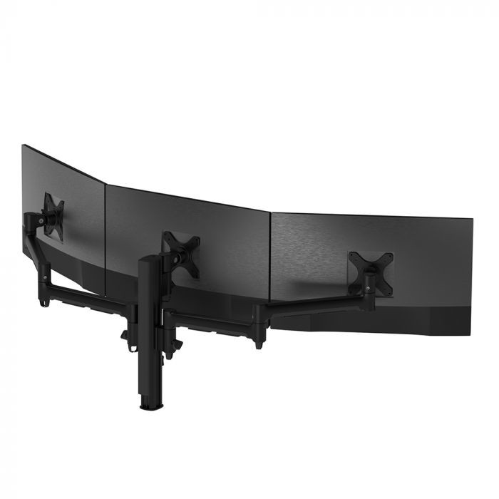 Atdec AWMS-3-13714-F-B monitor mount / stand 27.96" Black Desk , AWMS-3-13714-F-B