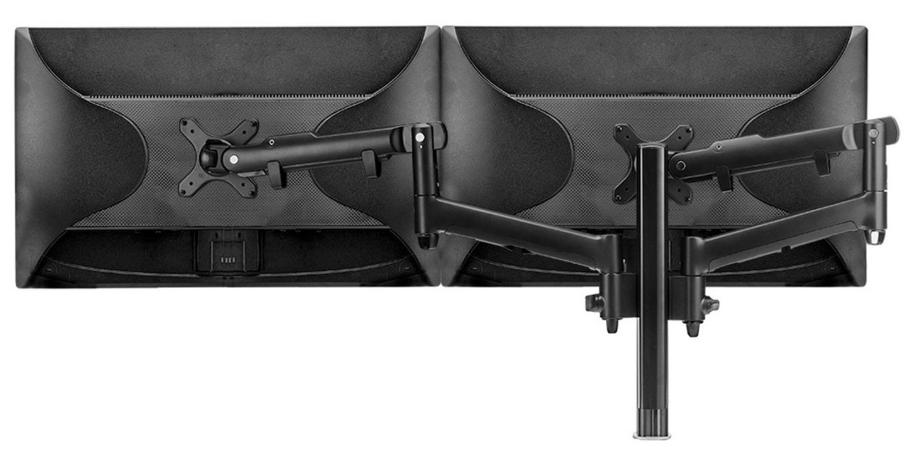 Atdec AWMS-2-D40-F-B monitor mount / stand 27" Black Desk , AWMS-2-D40-F-B