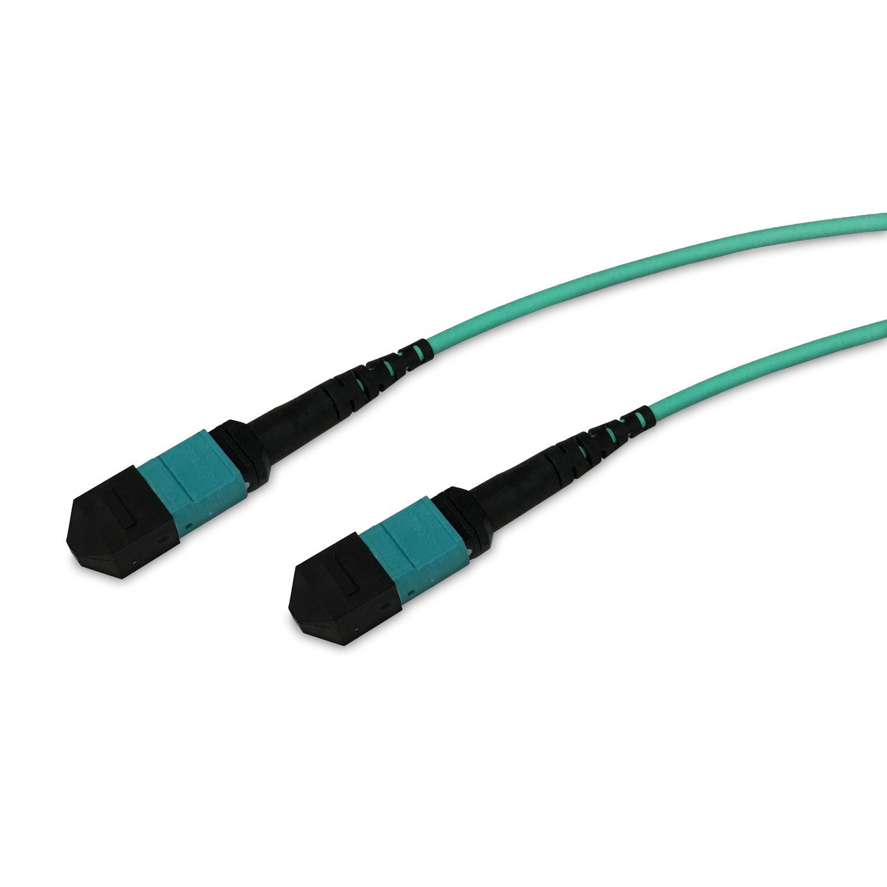 eNet Components MTPF2XO-OM4-25M-ENC InfiniBand/fibre optic cable 984.3" (25 m) MTP Aqua color , MTPF2XO-OM4-25M-ENC