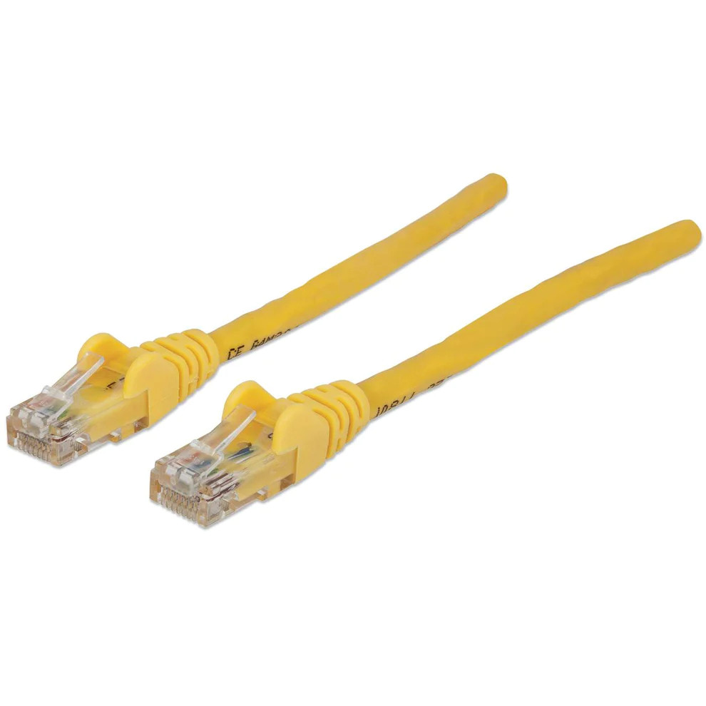 Intellinet IEC-C6-YLW-75 networking cable Yellow 885.8" (22.5 m) Cat6a U/UTP (UTP) - 740357 , 740357