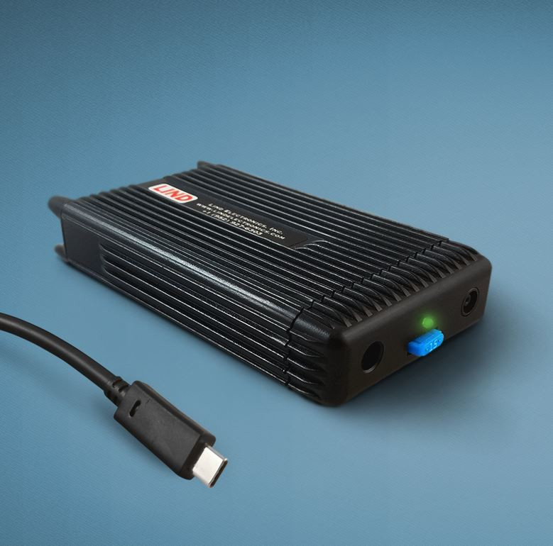 Lind Electronics USBC100-5464 power adapter/inverter Auto 100 W Black , USBC100-5464