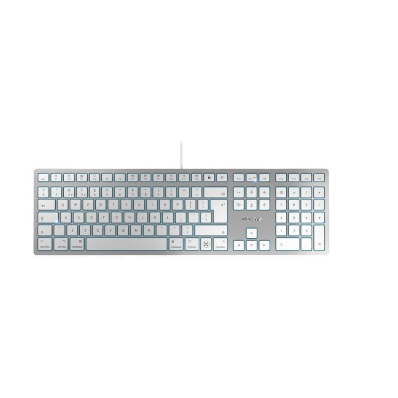 CHERRY KC 6000C FOR MAC keyboard Universal USB QWERTY US English Silver - JK-1620US-1 , JK-1620US-1