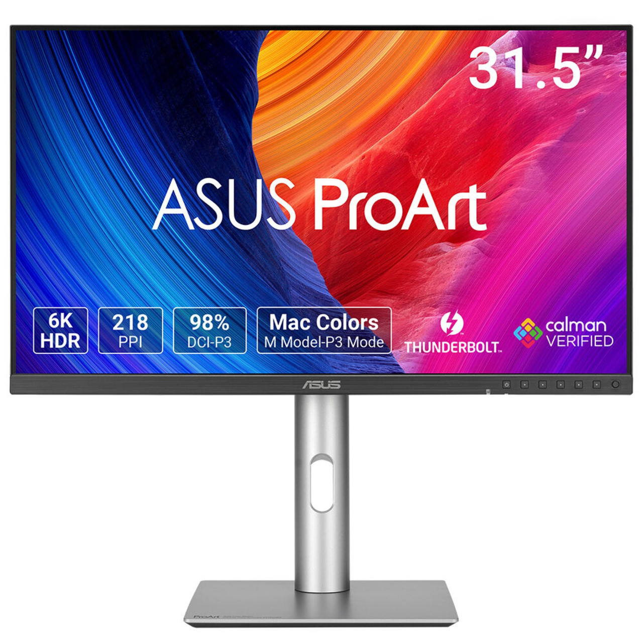 ASUS ProArt PA32QCV computer monitor 31.5" 6016 x 3384 pixels 6K Ultra HD LCD Silver , PA32QCV