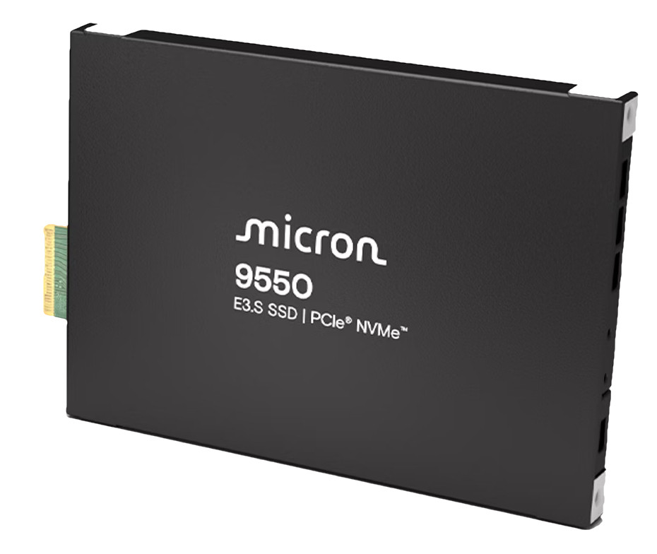 Micron 9550 MAX 6.4 TB E3.S PCI Express 5.0 NVMe 3D TLC NAND - MTFDLBQ6T4THB-1BK1DABYYR , MTFDLBQ6T4THB-1BK1DABYYR