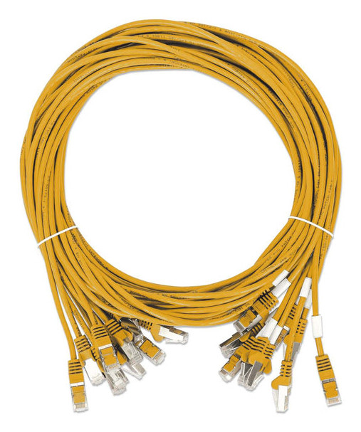 Intellinet 745468 networking cable Yellow 39.4" (1 m) Cat8.1 U/FTP (STP) , 745468