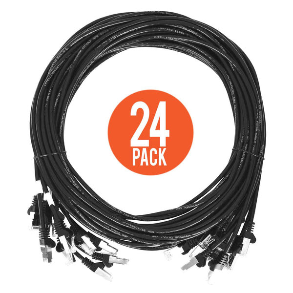 Intellinet 745031 networking cable Black 19.7" (0.5 m) Cat6 U/UTP (UTP) , 745031