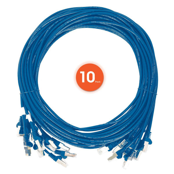 Intellinet 744553 networking cable Blue 11.8" (0.3 m) Cat6 U/UTP (UTP) , 744553
