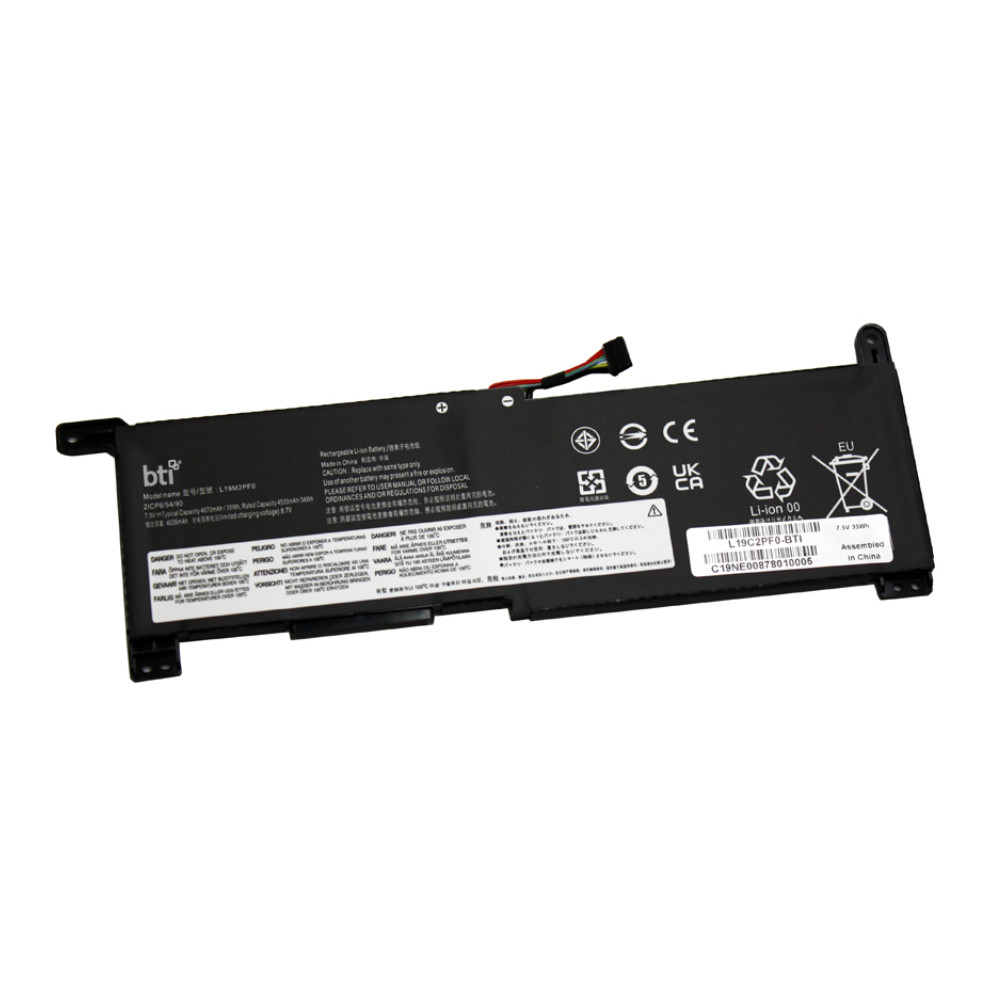 BTI L19C2PF0- industrial rechargeable battery Lithium-Ion (Li-Ion) 4530 mAh 7.5 V - L19C2PF0-BTI , L19C2PF0-BTI