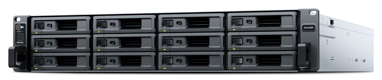 Synology RX1225RP disk array Rack (2U) Black, Silver , RX1225RP
